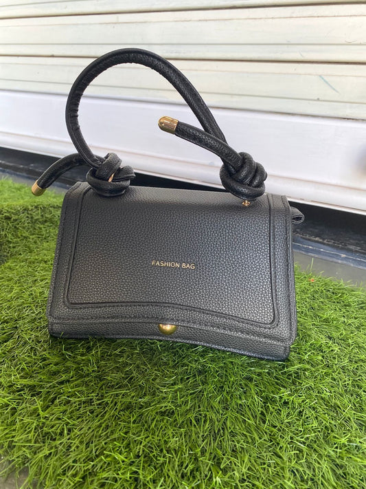 Black Mini Knot Handbag