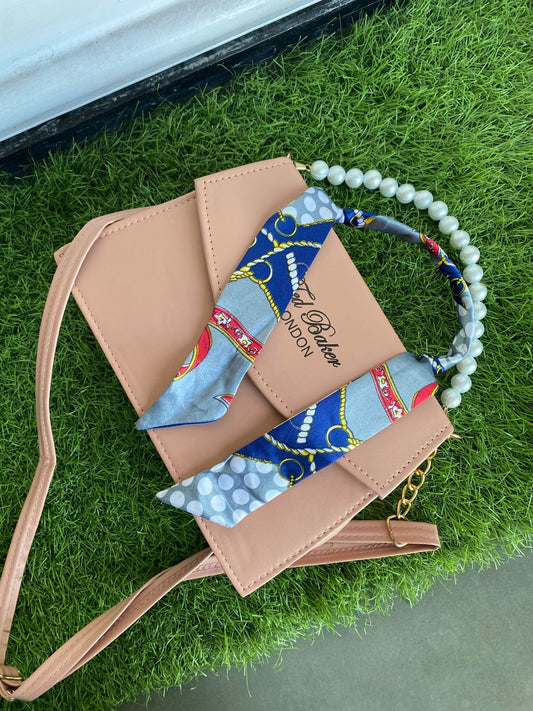 Premium Ribbon Pearl Handbag