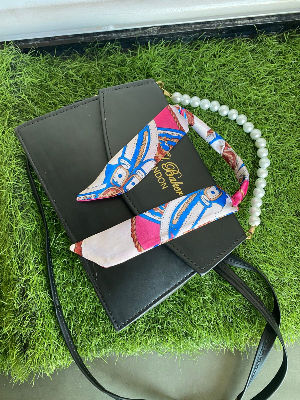 Premium Ribbon Pearl Handbag